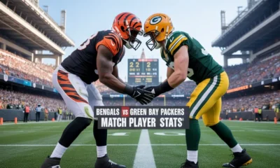 Bengals vs Green Bay Packers Match Player Stats