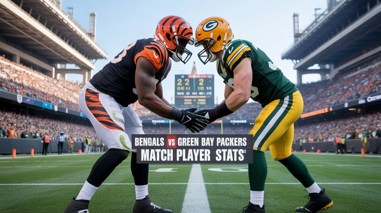 Bengals vs Green Bay Packers Match Player Stats
