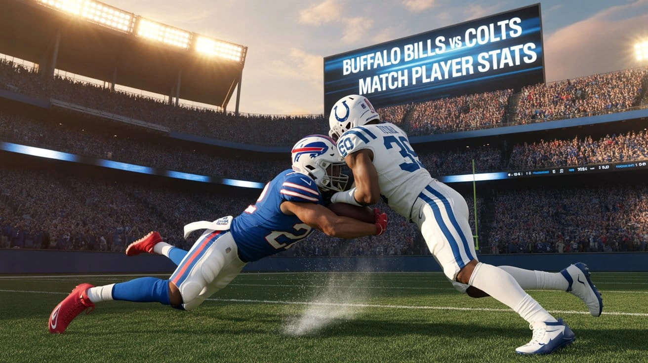 Buffalo Bills vs Colts Match Player Stats