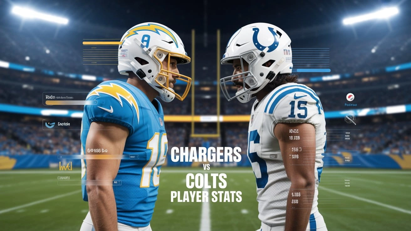 Chargers vs Colts Match Player Stats