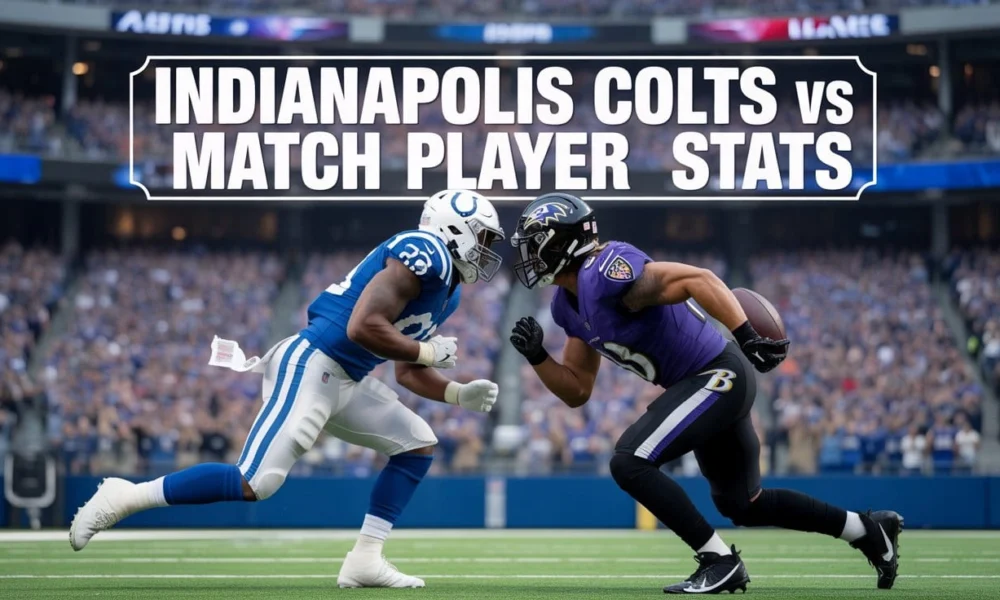 Indianapolis Colts vs Baltimore Ravens Match Player Stats