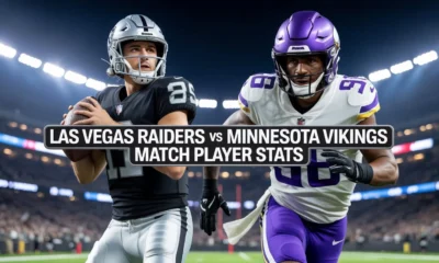 Las Vegas Raiders vs Minnesota Vikings Match Player Stats