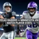 Las Vegas Raiders vs Minnesota Vikings Match Player Stats