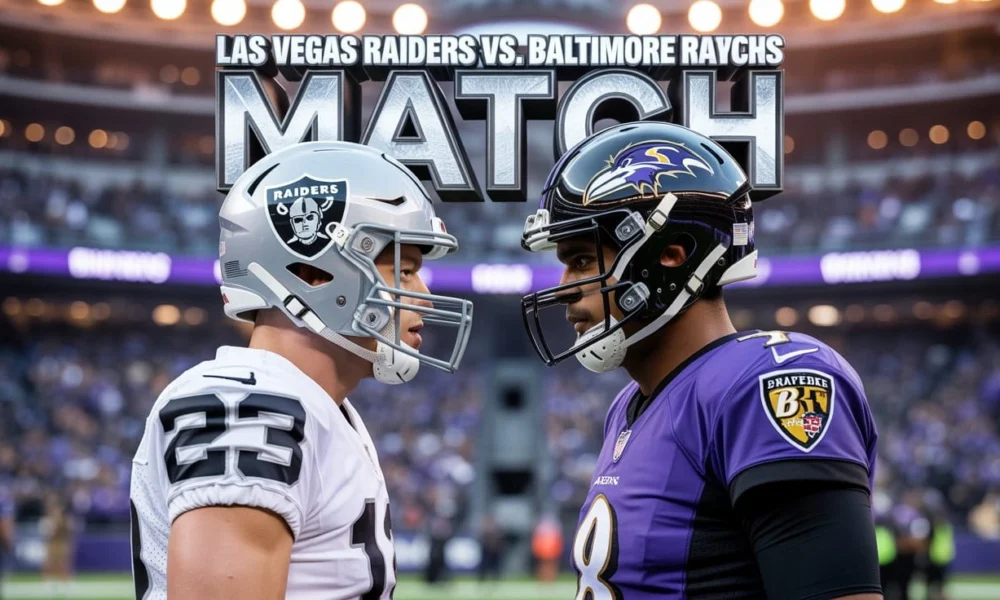 Las Vegas Raiders vs. Baltimore Ravens Match Player Stats