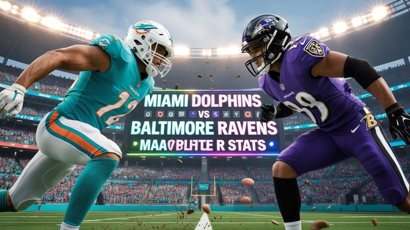 Miami Dolphins vs Baltimore Ravens Match Player Stats