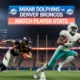 Miami Dolphins vs Denver Broncos Match Player Stats