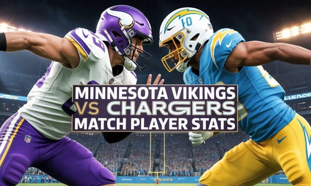 Minnesota Vikings vs Chargers Match Player Stats