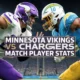Minnesota Vikings vs Chargers Match Player Stats