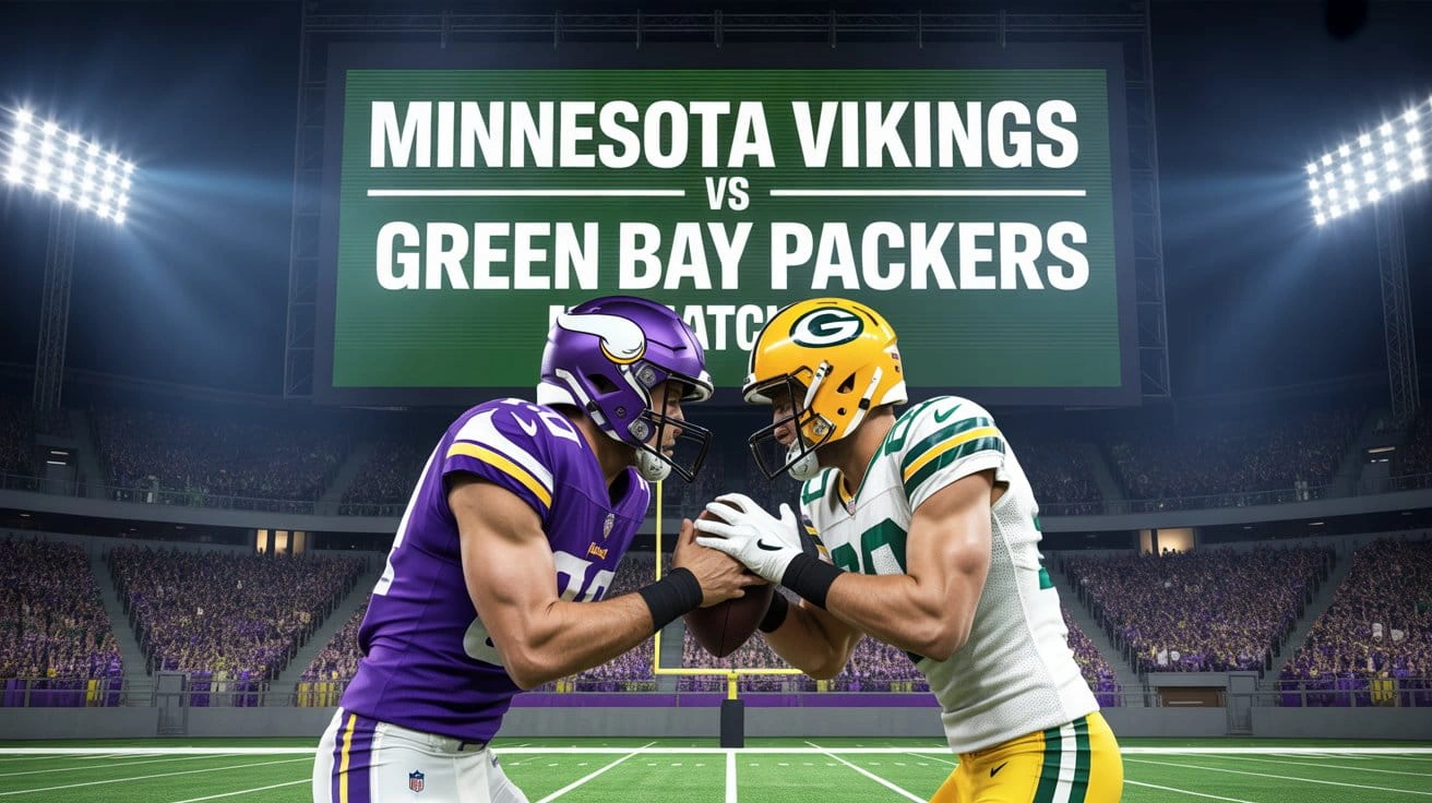 Minnesota Vikings vs Green Bay Packers Match Player Stats