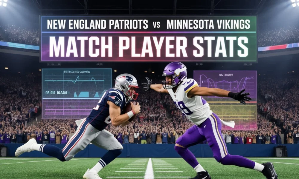 New England Patriots vs Minnesota Vikings Match Player Stats