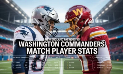 New England Patriots vs Washington Commanders Match Player Stats