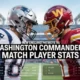 New England Patriots vs Washington Commanders Match Player Stats