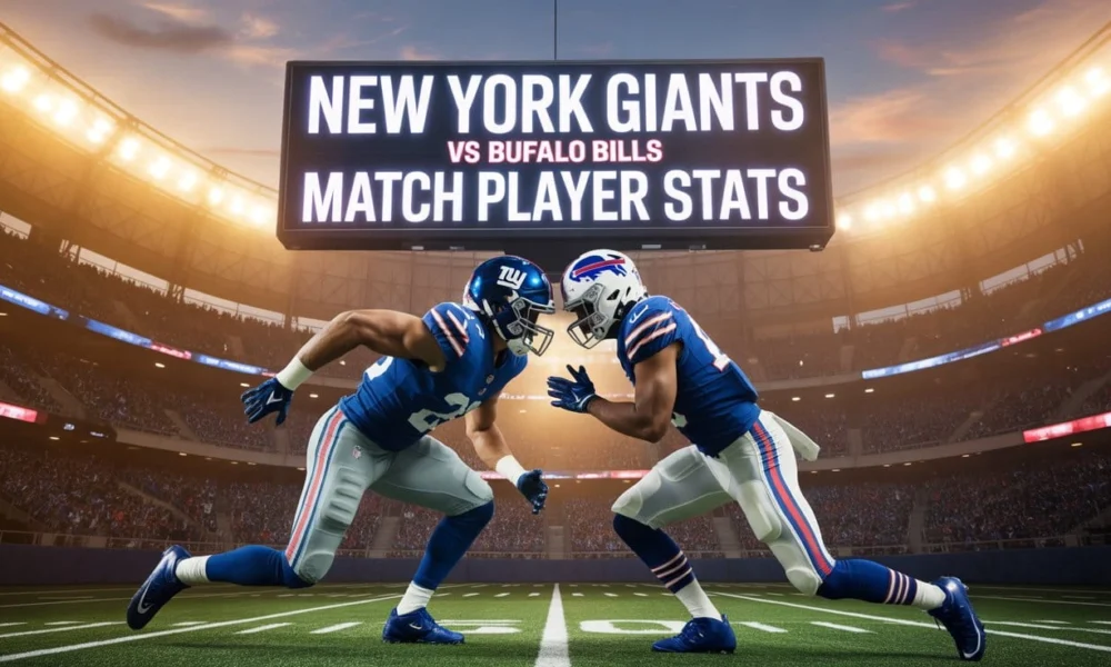 New York Giants vs Buffalo Bills Match Player Stats