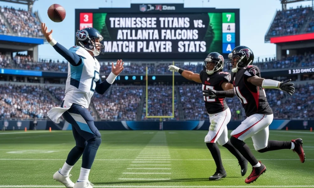 Tennessee Titans vs. Atlanta Falcons Match Player Stats