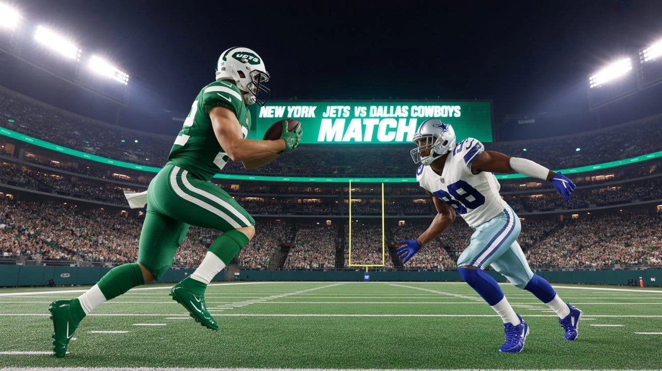 New York Jets vs Dallas Cowboys Match Player Stats