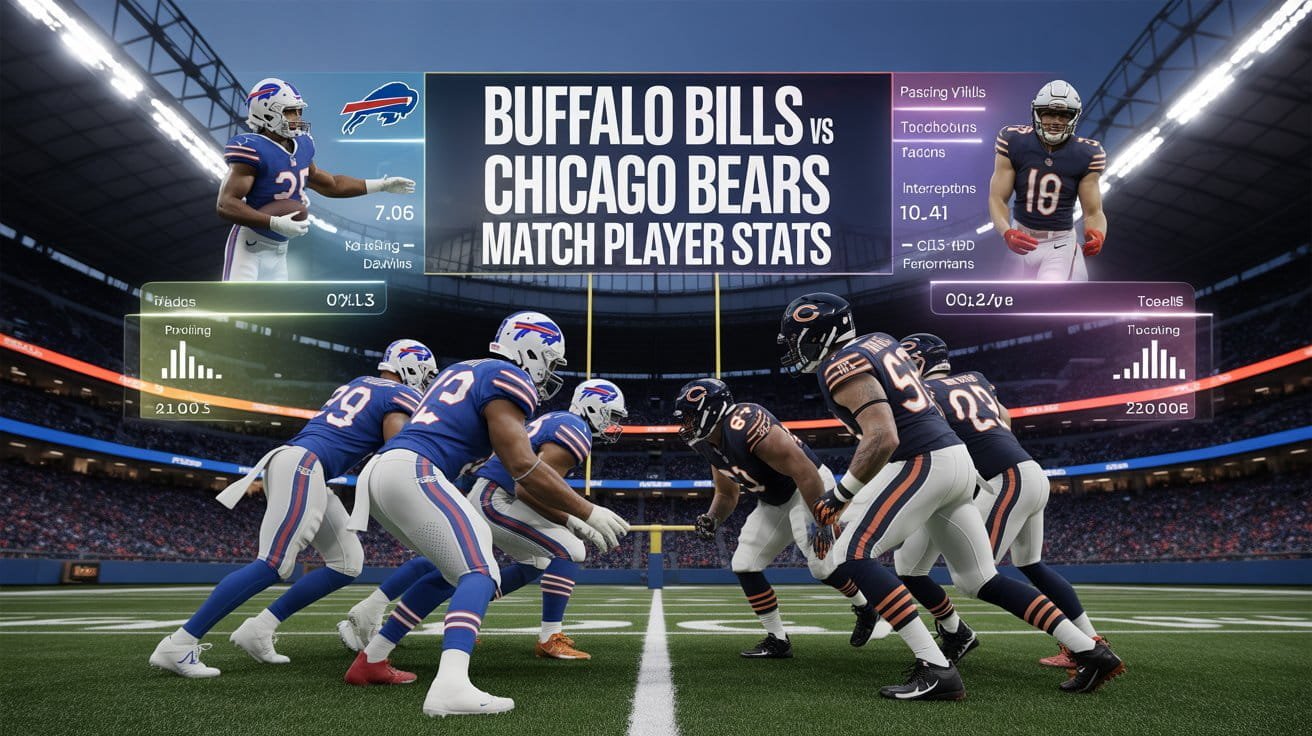 buffalo bills vs chicago bears match player stats