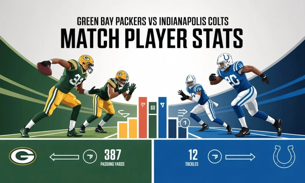 green bay packers vs indianapolis colts match player stats