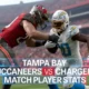 tampa bay buccaneers vs chargers match player stats