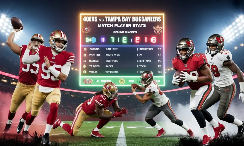 49ers vs Tampa Bay Buccaneers Match Player Stats