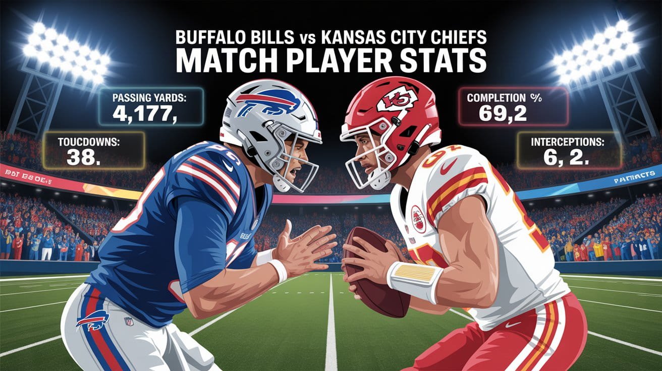 Buffalo Bills vs Kansas City Chiefs Match Player Stats