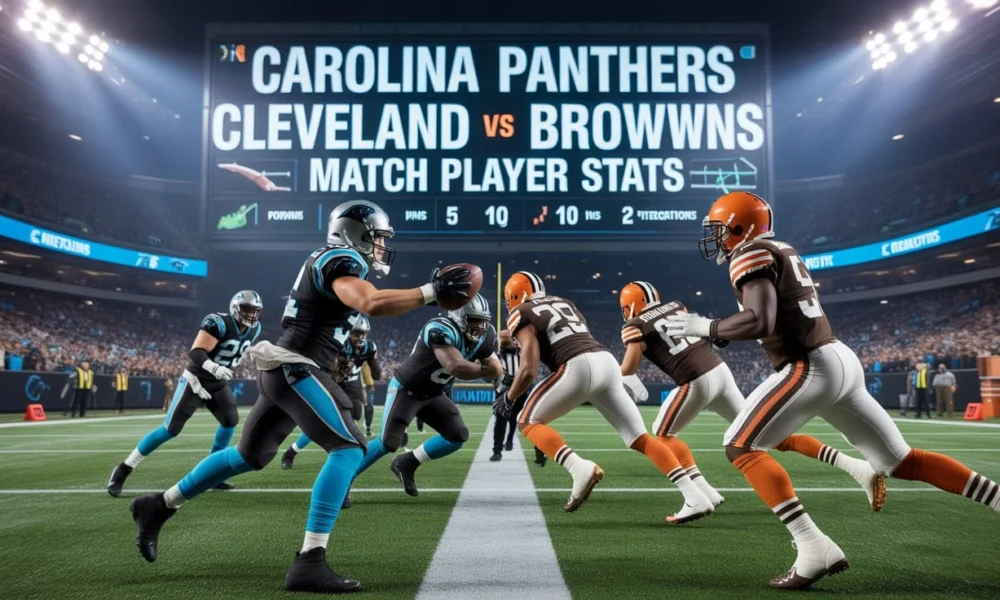 Carolina Panthers vs Cleveland Browns Match Player Stats