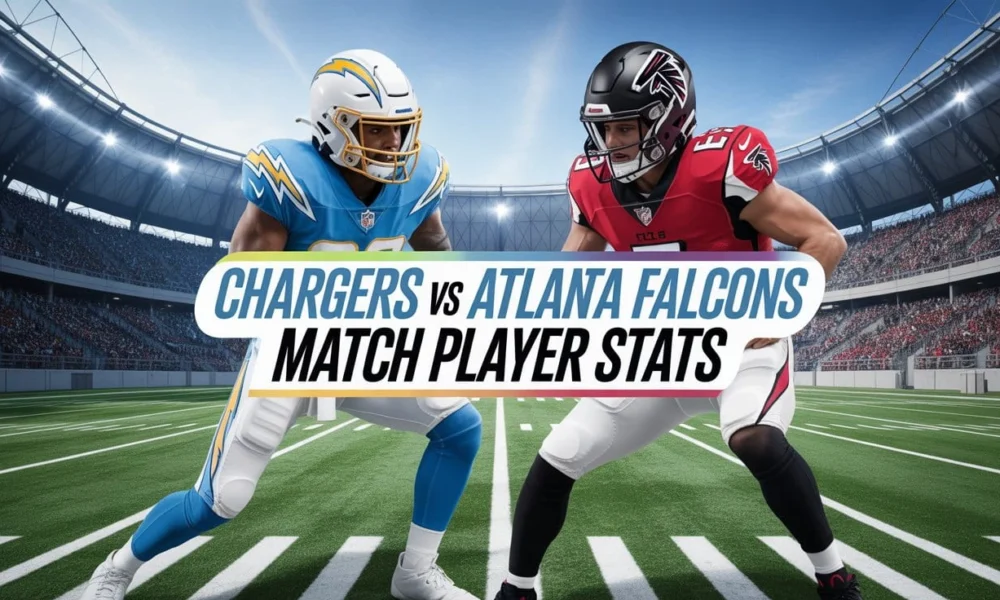 Chargers vs Atlanta Falcons Match Player Stats