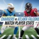 Chargers vs Atlanta Falcons Match Player Stats