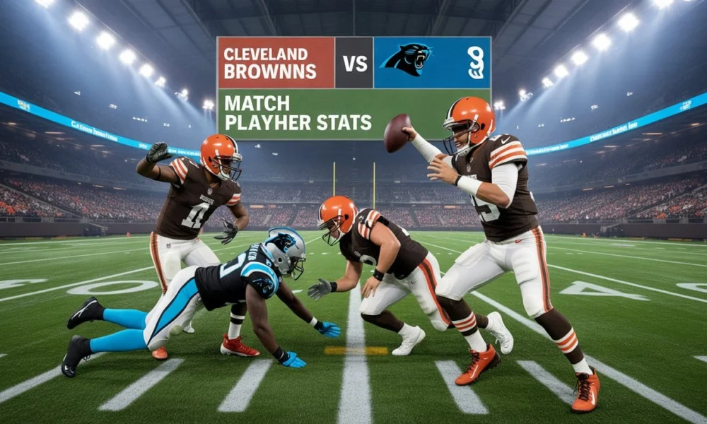 Cleveland Browns vs Carolina Panthers Match Player Stats