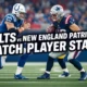 Colts vs New England Patriots Match Player Stats