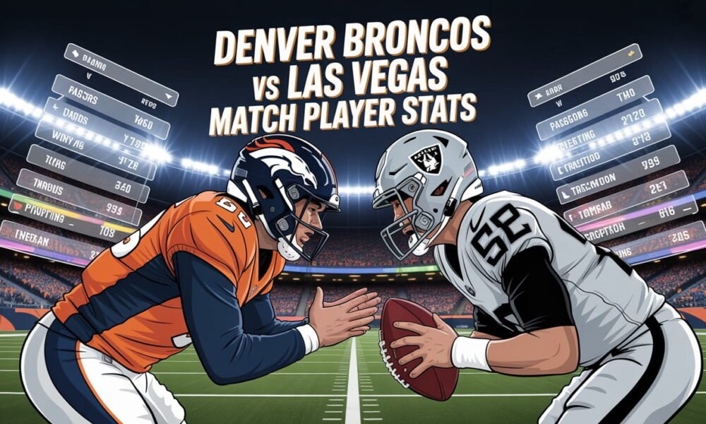 Denver Broncos vs Las Vegas Raiders Match Player Stats