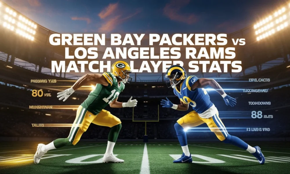 Green Bay Packers vs Los Angeles Rams Match Player Stats