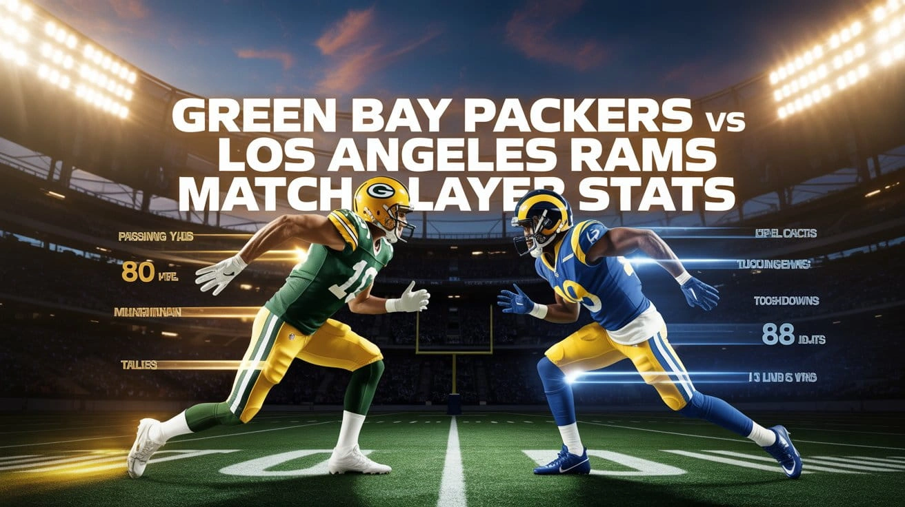 Green Bay Packers vs Los Angeles Rams Match Player Stats