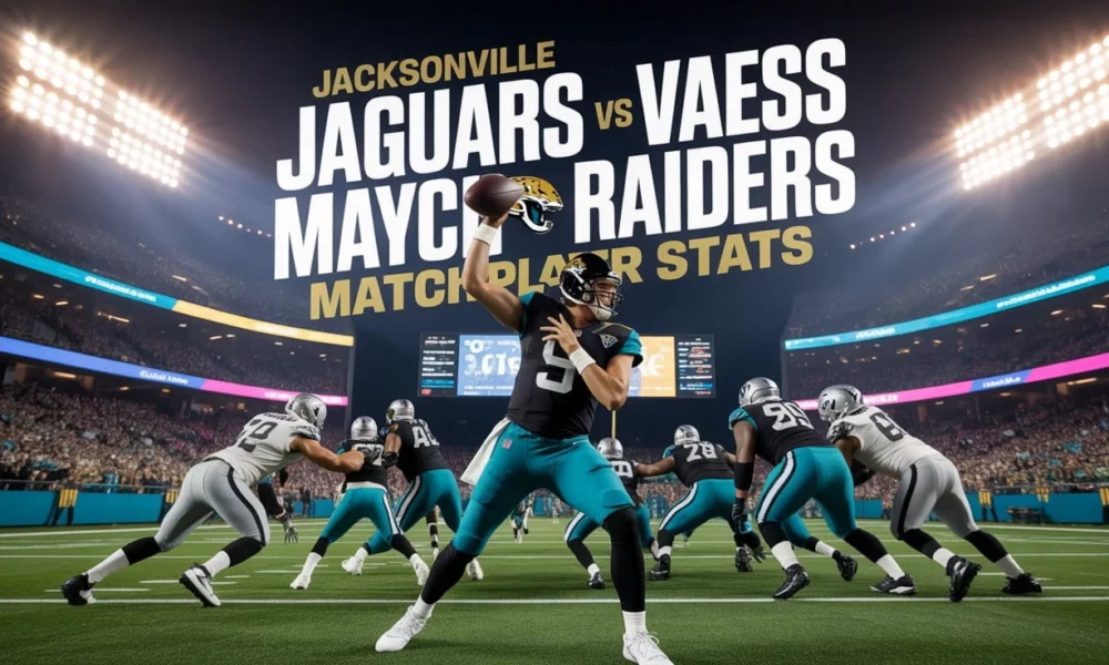 Jacksonville Jaguars vs Las Vegas Raiders Match Player Stats