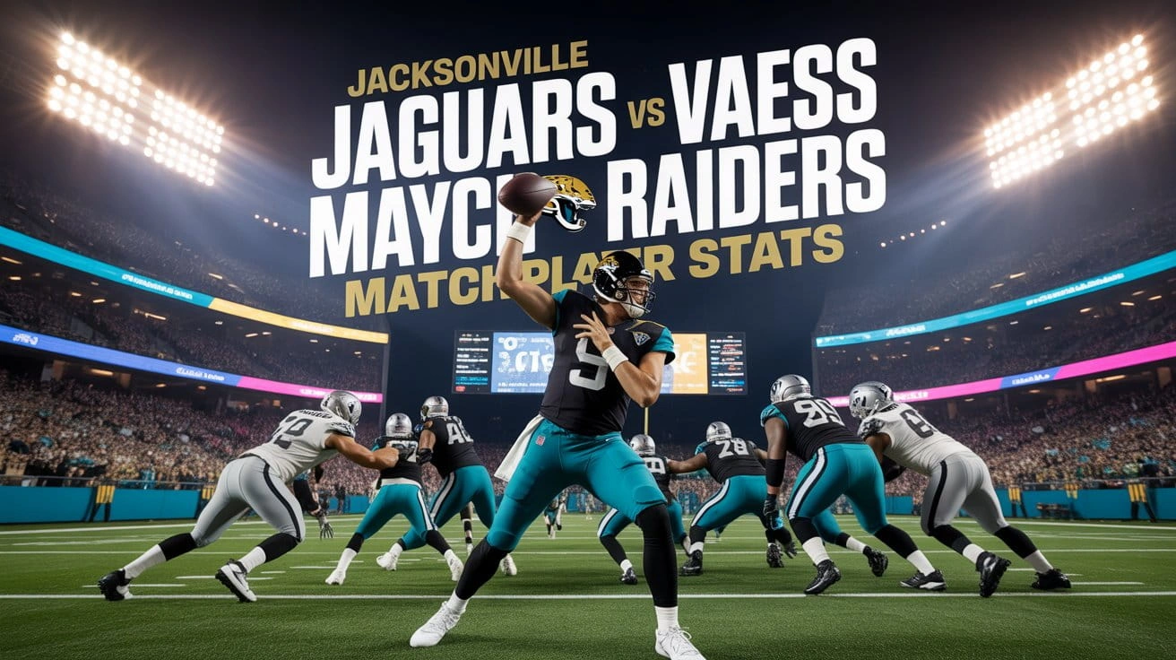 Jacksonville Jaguars vs Las Vegas Raiders Match Player Stats