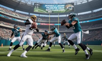 Jacksonville Jaguars vs Philadelphia Eagles Match Player Stats