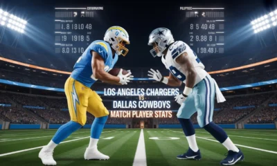 Los Angeles Chargers vs Dallas Cowboys Match Player Stats