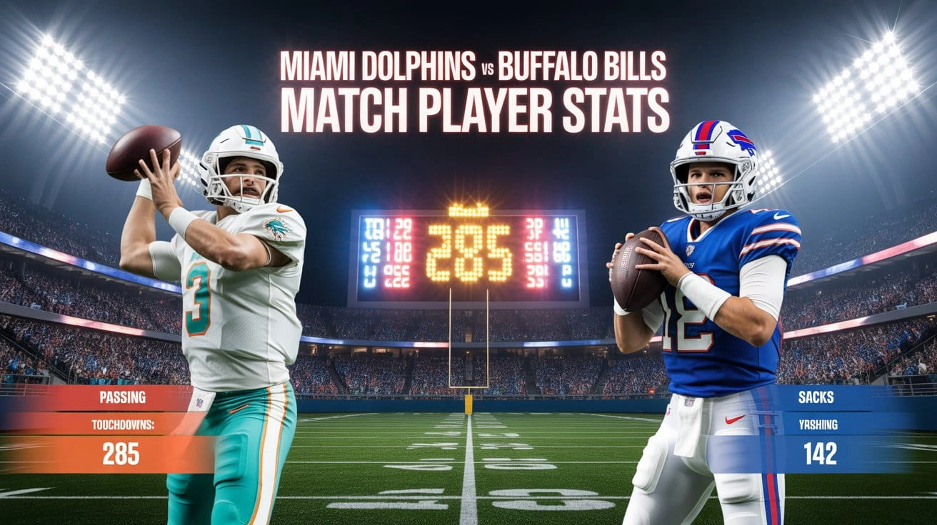 Miami Dolphins vs Buffalo Bills Match Player Stats