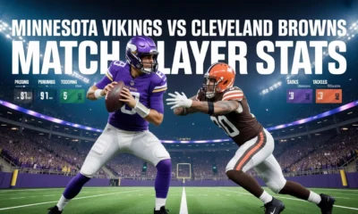 Minnesota Vikings vs Cleveland Browns Match Player Stats