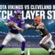 Minnesota Vikings vs Cleveland Browns Match Player Stats