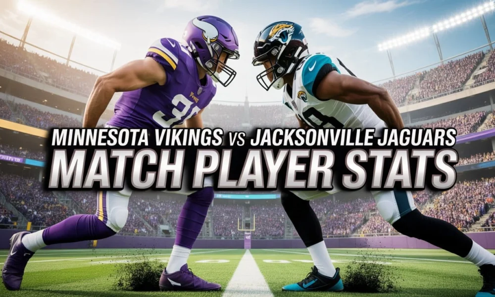 Minnesota Vikings vs Jacksonville Jaguars Match Player Stats