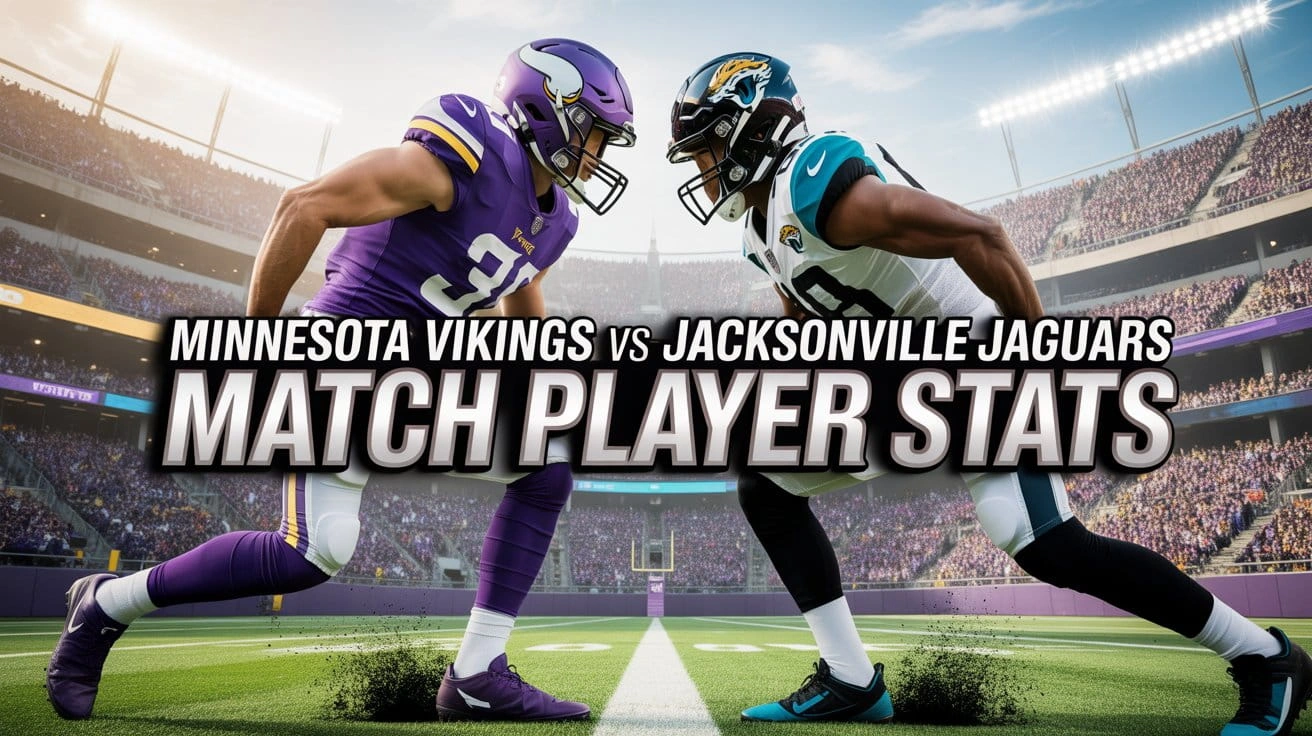 Minnesota Vikings vs Jacksonville Jaguars Match Player Stats