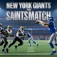 New York Giants vs New Orleans Saints Match Player Stats
