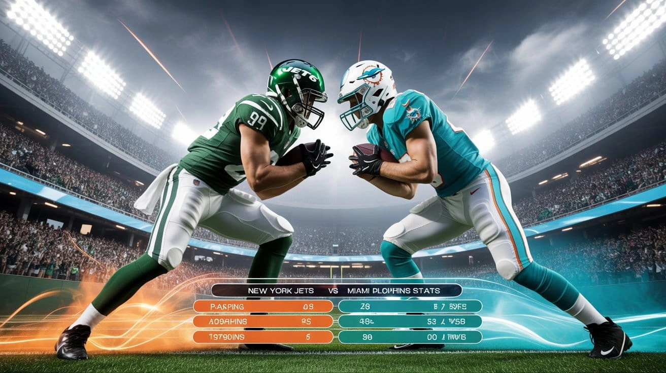 New York Jets vs Miami Dolphins Match Player Stats