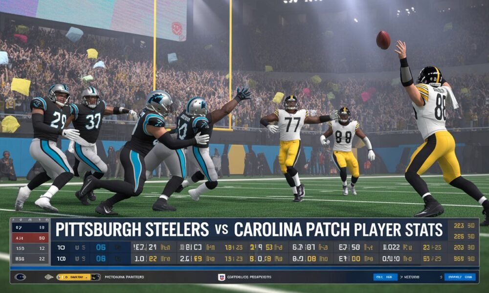 Pittsburgh Steelers vs Carolina Panthers Match Player Stats