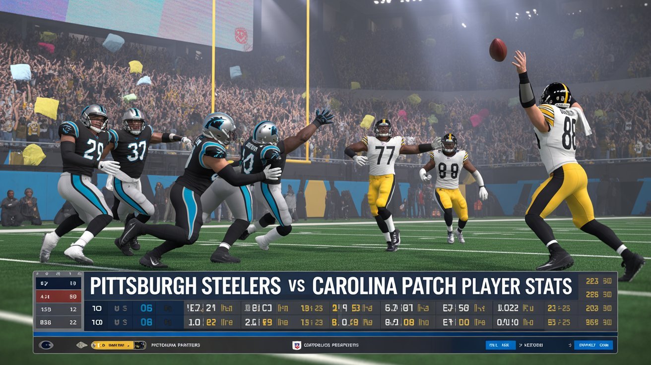 Pittsburgh Steelers vs Carolina Panthers Match Player Stats