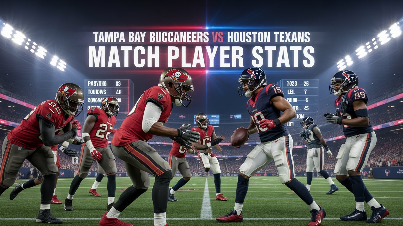Tampa Bay Buccaneers vs Houston Texans Match Player Stats
