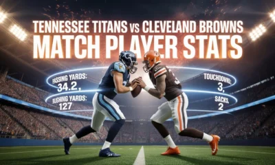 Tennessee Titans vs Cleveland Browns Match Player Stats