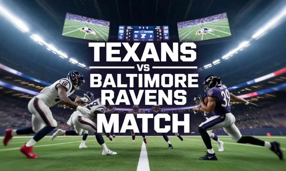 Texans vs Baltimore Ravens Match Player Stats