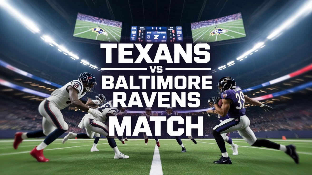 Texans vs Baltimore Ravens Match Player Stats