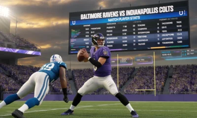 baltimore ravens vs indianapolis colts match player stats